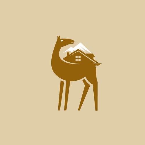 Design a logo for a unique house on Camelback Mountain
