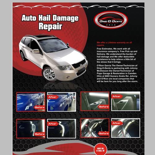  Auto Hail Repair Flyer