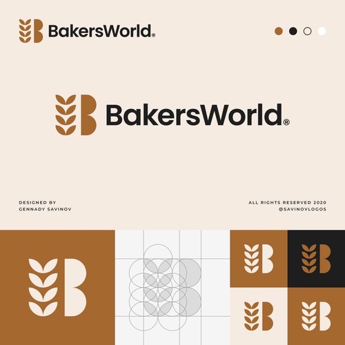 Bakery B Letter Logo