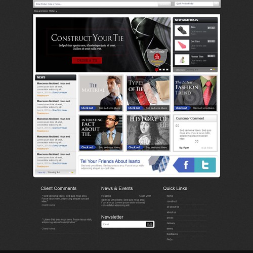 website design for isarto.com SEE ATTACHED FILE FOR DETAILS
