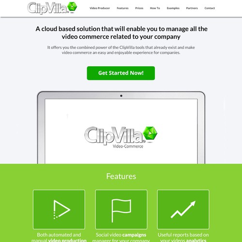 Landing Page ClipVilla