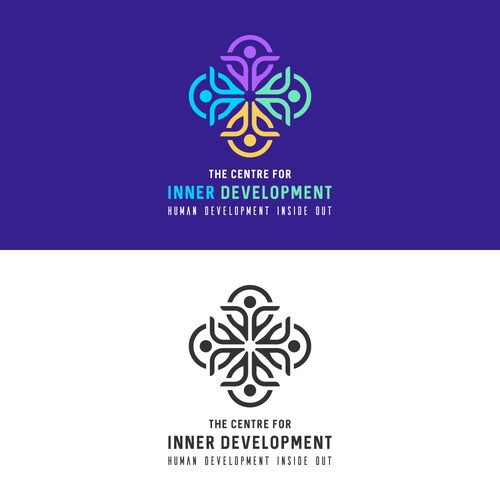 Dynamic logo design for The Centre for Inner Development