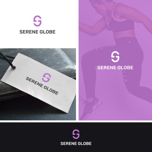 Serene Globe athletic wear logo