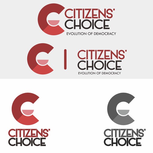 Declaration of independence and citizens' choice logo