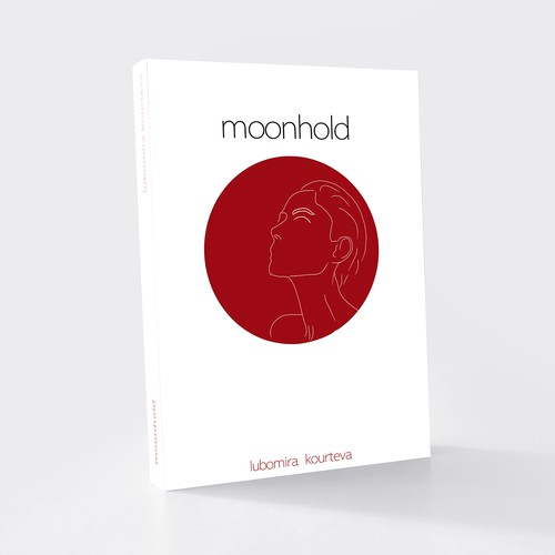 moonhold - a minimal book cover