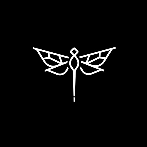Dragon Fly Character logo