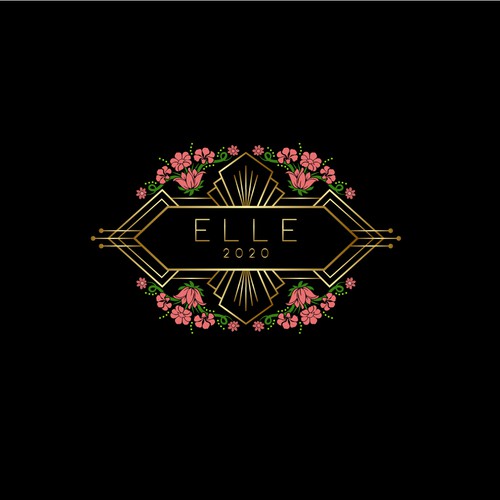 Winning design of art deco style logo for "Elle"
