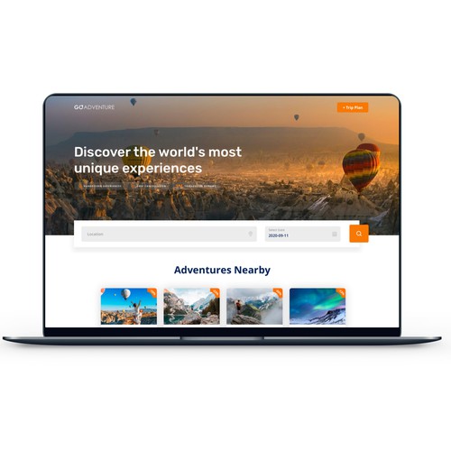 Travel Page design