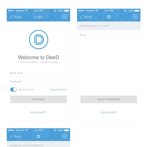 "DEED" mobile app