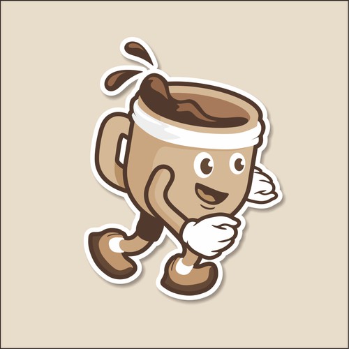 Mascot logo for the Espresso running club