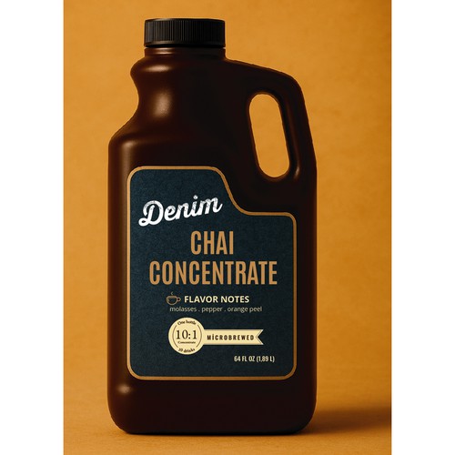 chaı concentrate label