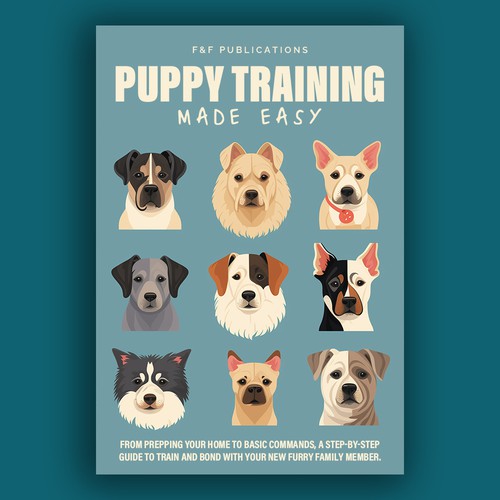Book Cover Design for Puppy Training