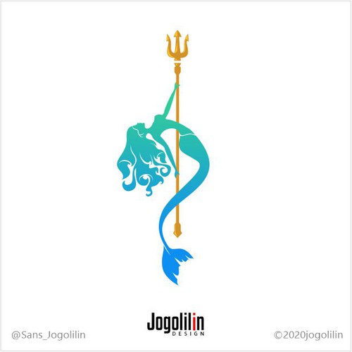 Mermaid Pole Fitness Logo