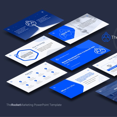 A Presentation Template for a Digital Marketing Agency 