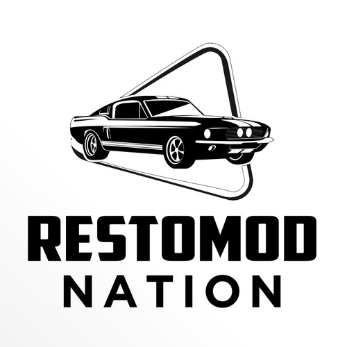 Illustration logo concept for Restomod Nation
