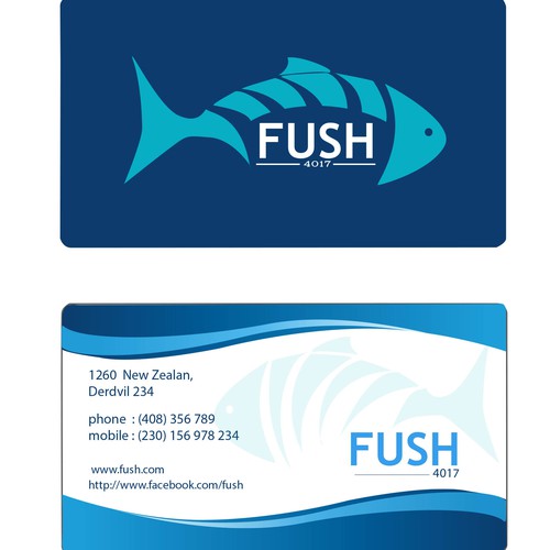 Create a winning logo design for FUSH 4017 - the fresh fish shop!