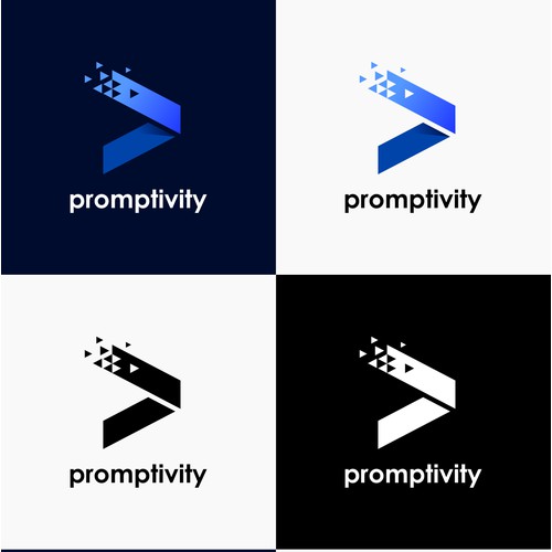 Modern Software Logo for Promptivity