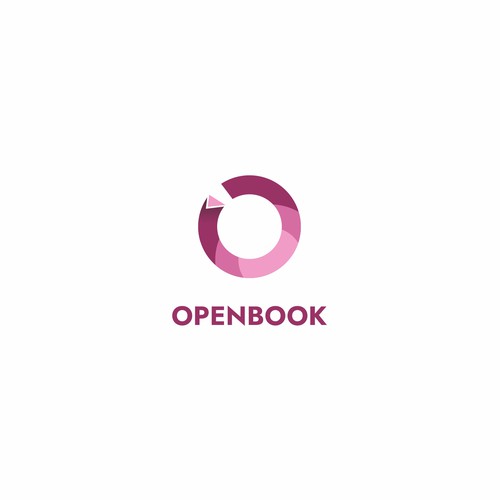 logo concept for openbook academic social network