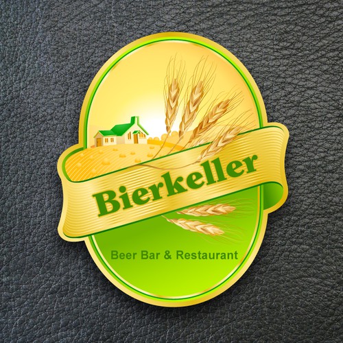 Create a cool logo for bierkeller funky austrian beer bar restaurant