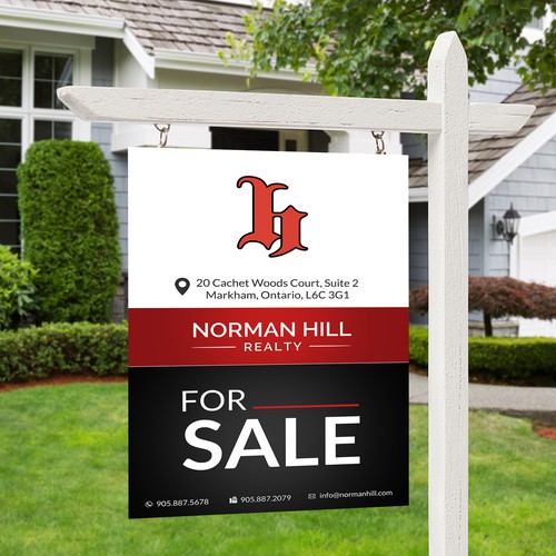 Modern Minimalist FOR SALE real estate sign