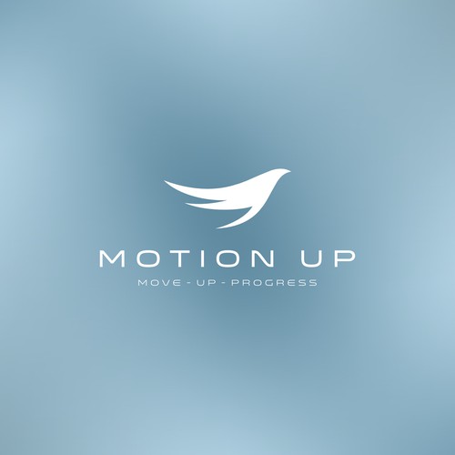 motion up logo concept