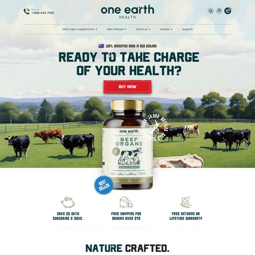Website Design for Animal based diet