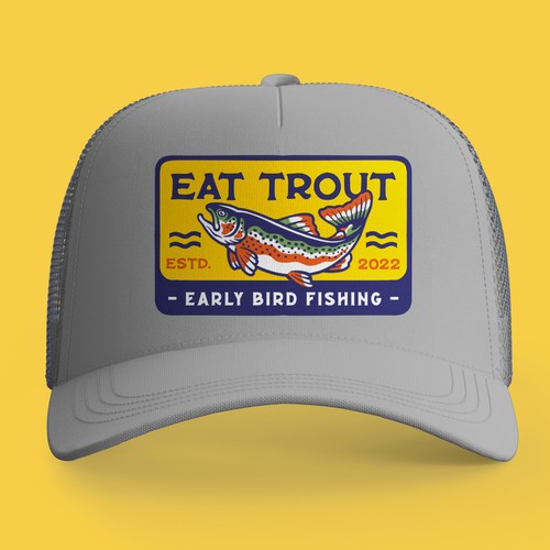 Eat Trout Hat Design