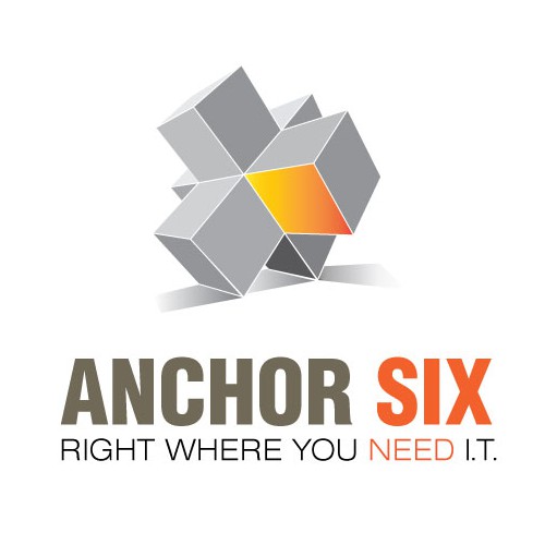 AnchorSix Logo that is less rectangular and will work better for Social Media Profile Images.