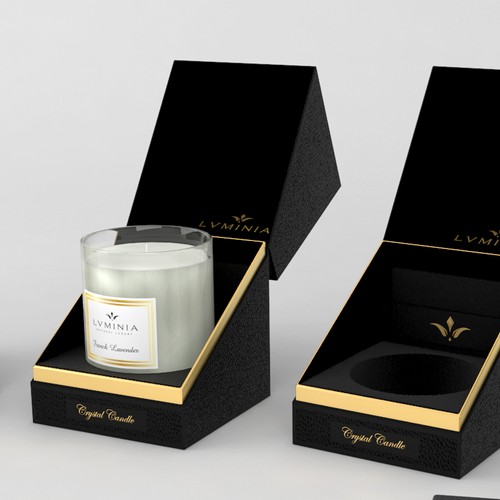 Clean Elegant Luxury Candle Box