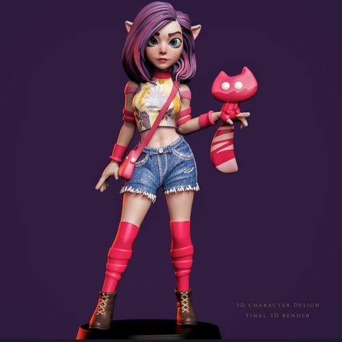 3D Character Design  from Concept
