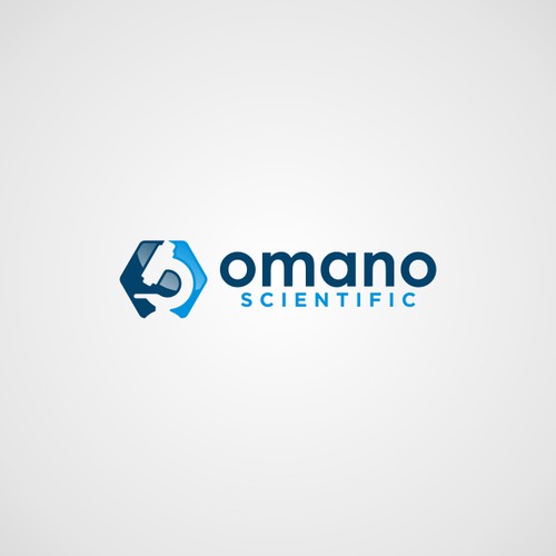 microscopes logo design elegant
