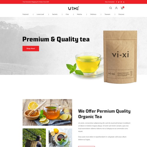 A new organic tea brand from Vietnam