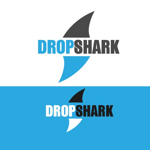 Logo design for technology company DropShark