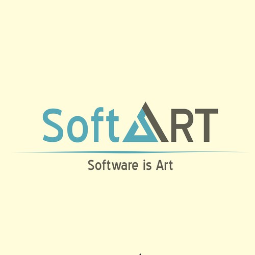 modern logo for softArt