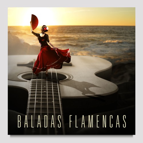 Cover for a digital music album Baladas flamencas