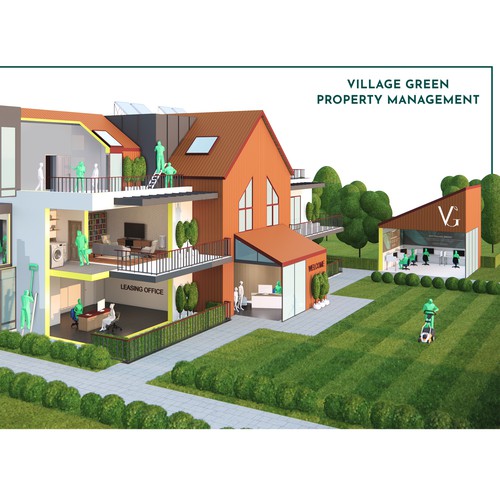 3D illustration graphic