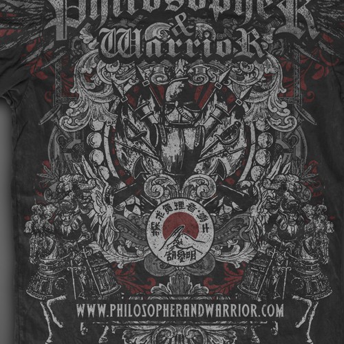Philosopher & warrior needs a new t-shirt design
