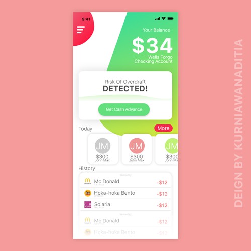 Fintech design app