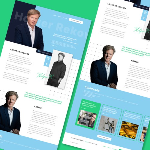 Concept for Portfolio Site