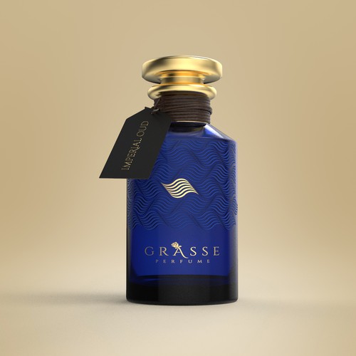 Luxury perfume bottle for Grasse