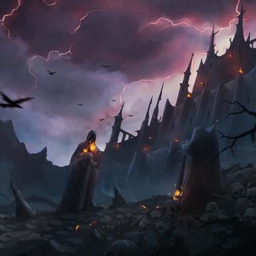  Illustration of "Demon King's Castle" 
