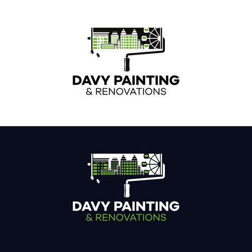 Logo for commercial painting company