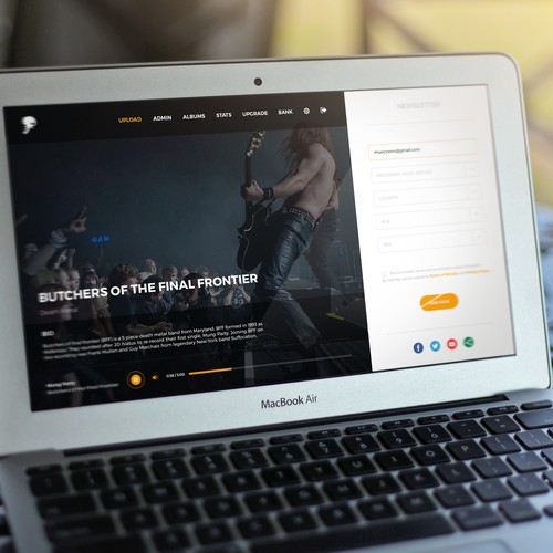 DistroKid Landing page
