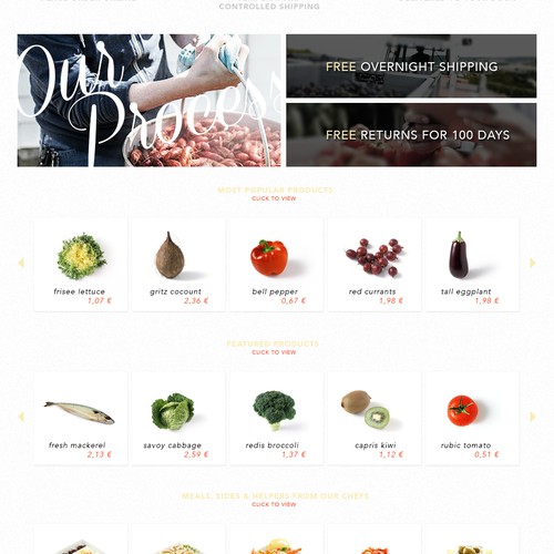 Fresh Food Online-Store searches their next Lifestyle Designer