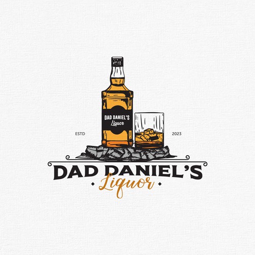 Design for a liquor store named after our dad who loves Jack Daniel's liquor