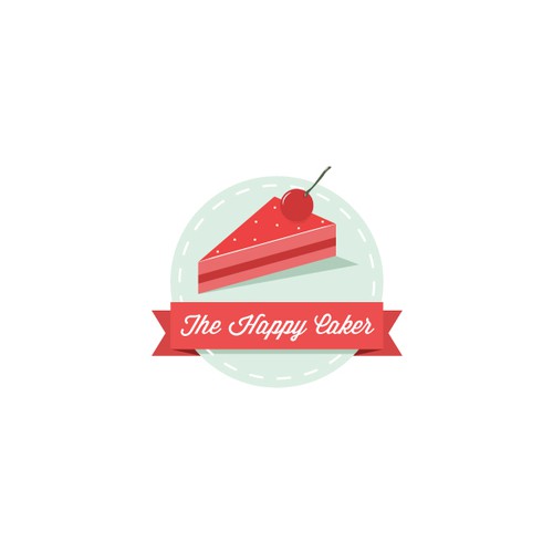 Create the next logo for The Happy Caker