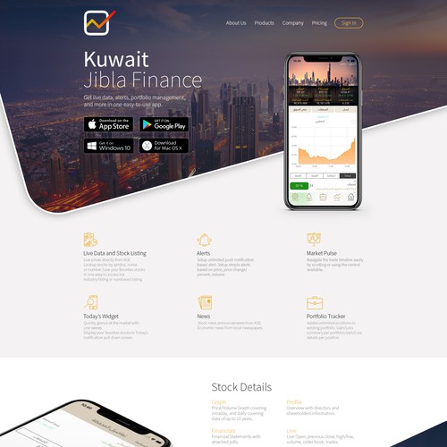 Homepage Redesign for Jibla Finance