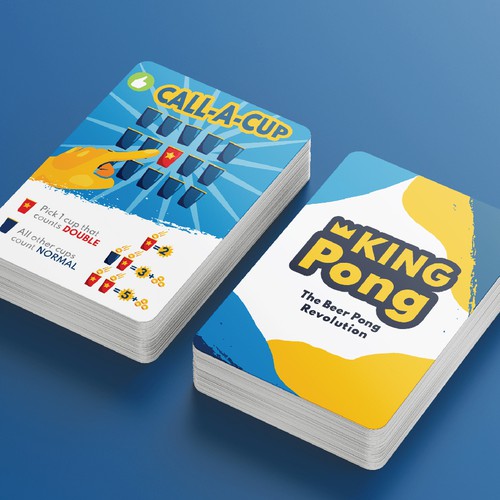 Playing Cards Design - King Pong