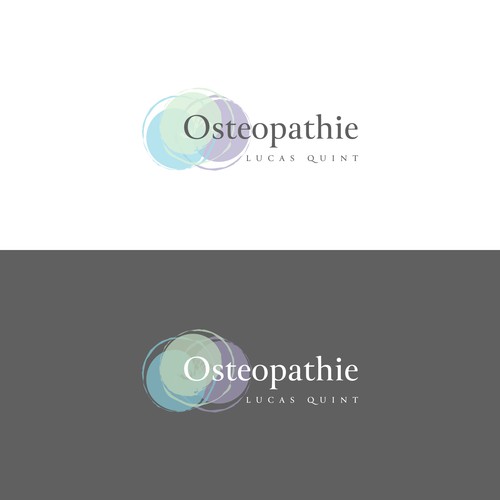 Moder and abstract Logo for Osteopath Lucas Quint