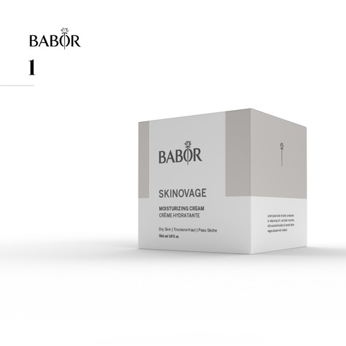 Packaging design for Babor